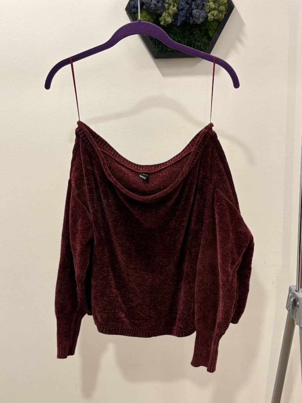 Red Chenille Sweater
